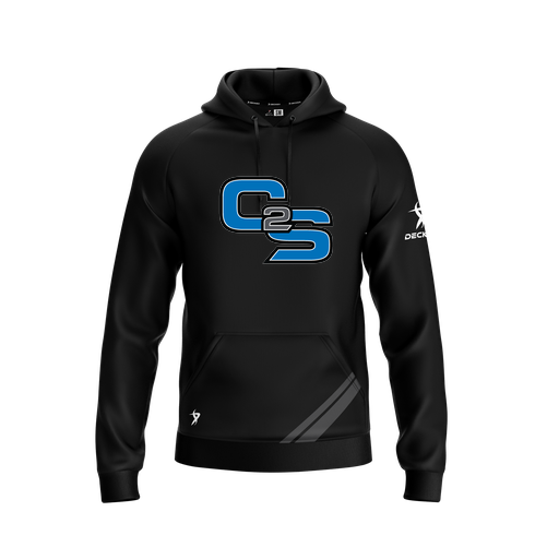 [CUS-DFW-SUHOOD-FLC-LSL-BLK-YXS-LOGO3] Summit Hoodie (Youth XS, Black, Logo 3)