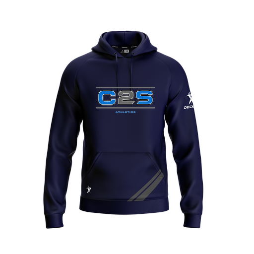 [CUS-DFW-SUHOOD-FLC-LSL-NVY-YXS-LOGO1] Summit Hoodie (Youth XS, Navy, Logo 1)