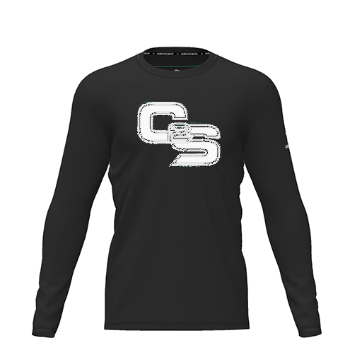 [CUS-DRIF-TEES-PER-CNK-LSL-BLK-YXS-LOGO3] Dri Fit Performance T-Shirt (Youth XS, Black, Logo 3, Long Sleeve)