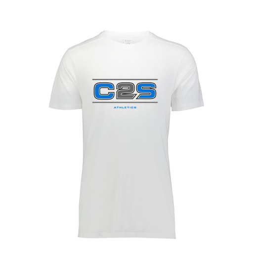 [FTSCUBWH-YS-LOGO1] Decker Youth Tri-Blend T-Shirt - Short Sleeve (Youth S, White, Logo 1)