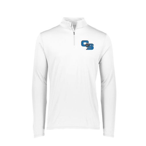 [2787.005.XS-LOGO3] Ladies Dri Fit 1/4 Zip Shirt (Female Adult XS, White, Logo 3)