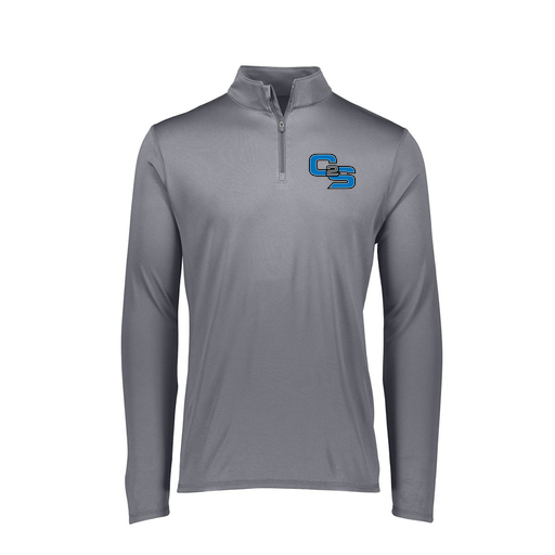 [2787.059.XS-LOGO3] Ladies Dri Fit 1/4 Zip Shirt (Female Adult XS, Gray, Logo 3)