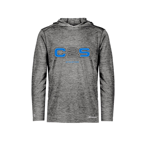 [FOLHCGBK-AS-LOGO1] Decker Men's Charge Hoodie (Adult S, Black, Logo 1)