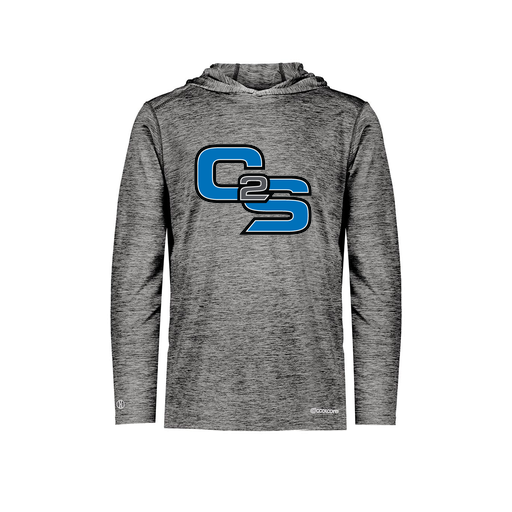 [FOLHCGBK-AS-LOGO3] Decker Men's Charge Hoodie (Adult S, Black, Logo 3)