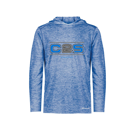 [FOLHCGRY-AS-LOGO1] Decker Men's Charge Hoodie (Adult S, Royal, Logo 1)