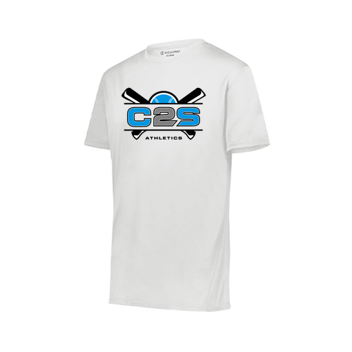 [222818.005.S-LOGO2] Men's Movement Dri Fit Shirt (Adult S, White, Logo 2)