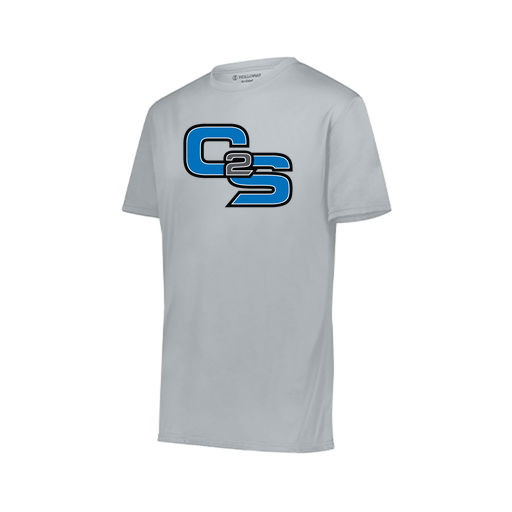 [222818.099.S-LOGO3] Men's Movement Dri Fit Shirt (Adult S, Silver, Logo 3)