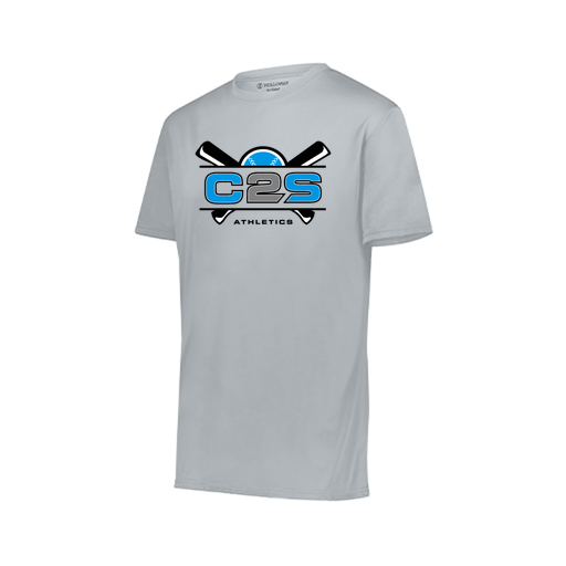 [222819.099.XXS-LOGO2] Youth Movement Dri Fit Shirt (Youth XXS, Silver, Logo 2)