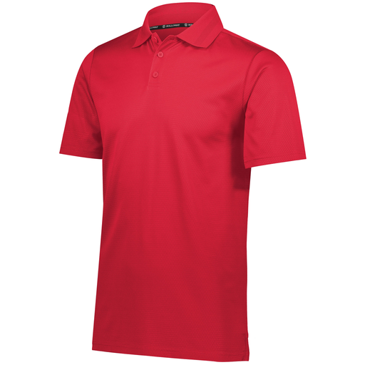 [222568.085.S-LOGO5] Men's Prism Polo (Adult S, Red, Logo 5)