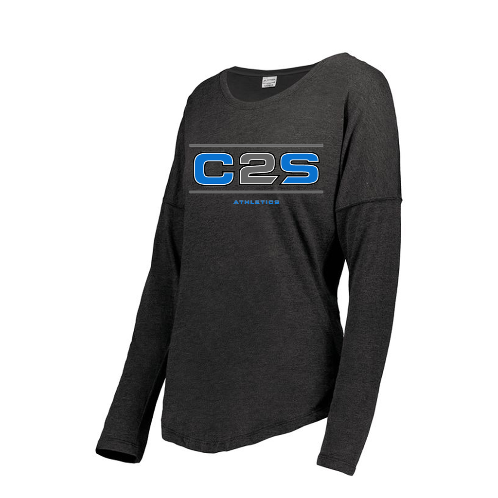 Decker Women's Tri-Blend T-Shirt - Long Sleeve